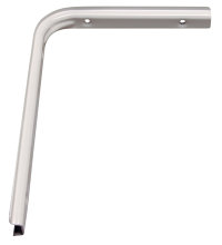 Hylleknekt U-profil 200 x 250 mm hvit